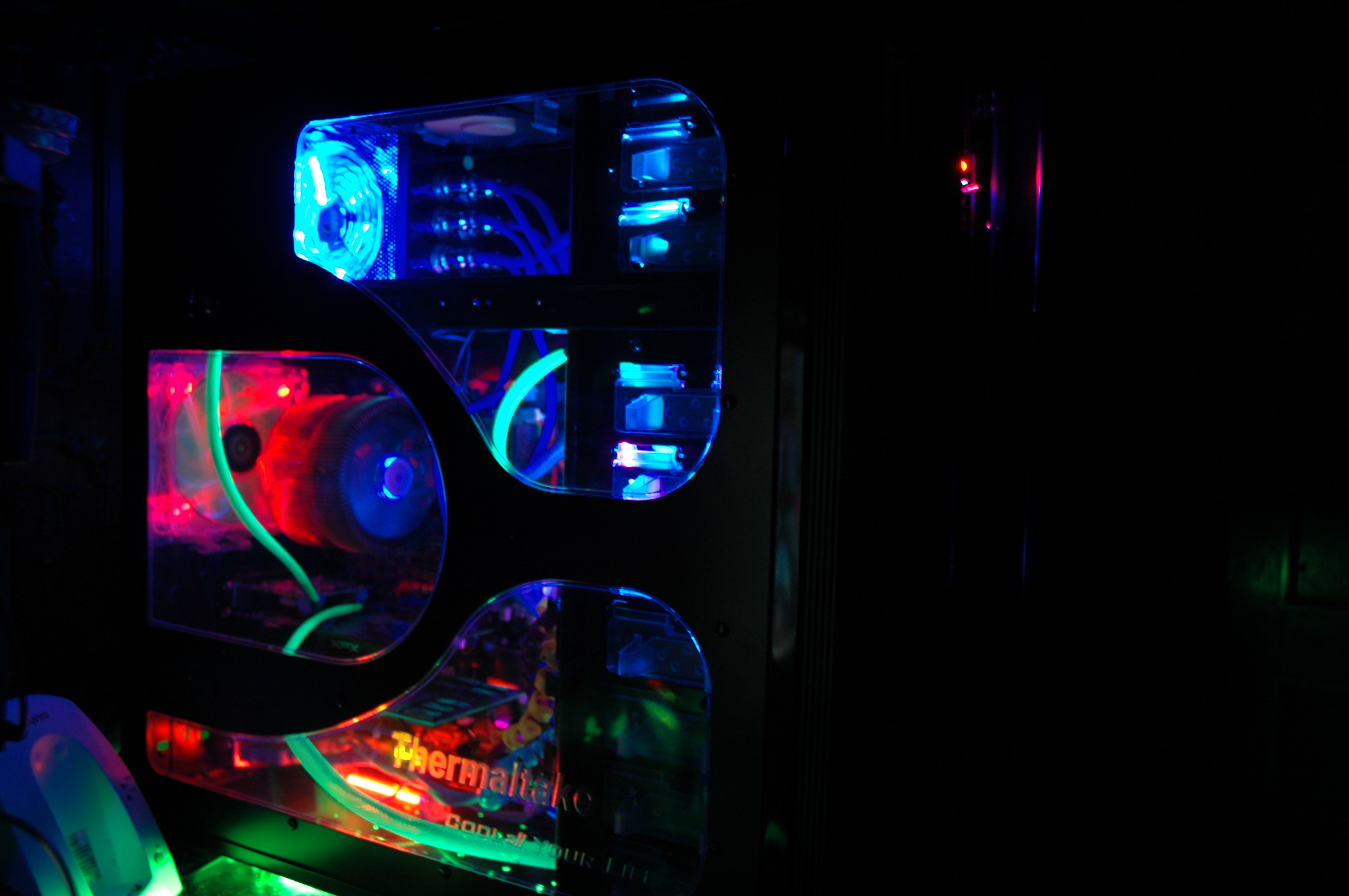 Computer case with beautiful lights